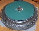 drive wheel with sprocket