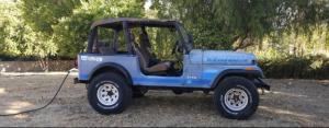 Jeep CJ-7 EV - side view