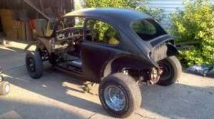 Body is now painted (Rat Rod Satin Black