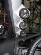 Gauges Mounted in Pillar Pod