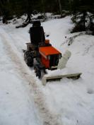 42" Snow thrower attachment