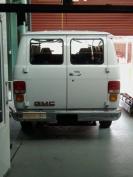 Shiny new G - Van from the back.