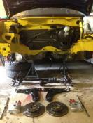 Suspension parts.