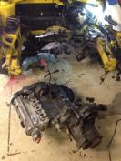Engine removal.