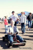 Dwayne riding the EV Go-Cart