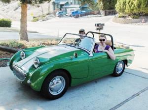 Little Go Green in the Driveway