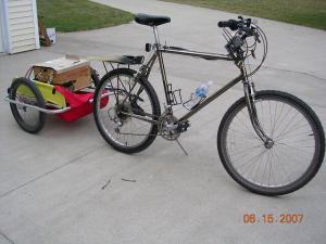 Powered Bicycle Trailer Hybrid