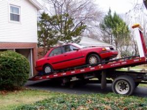 Tilting on tow truck