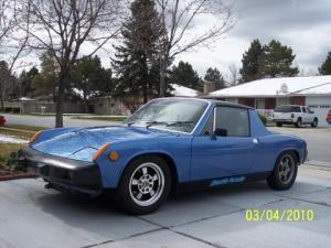 Electric Blue Porsche 914