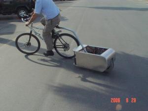 One Wheel Push Trailer