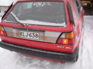 Golf Mk II after conversion