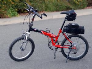 KLH Westwood folding mountain bike gets