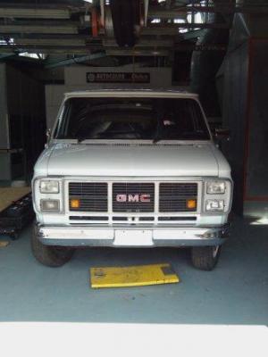The Front of the G - Van with a new coat