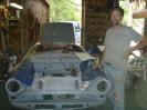 Steve with my Alpine at the Greenshed