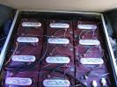 Mid vehicle battery box open
